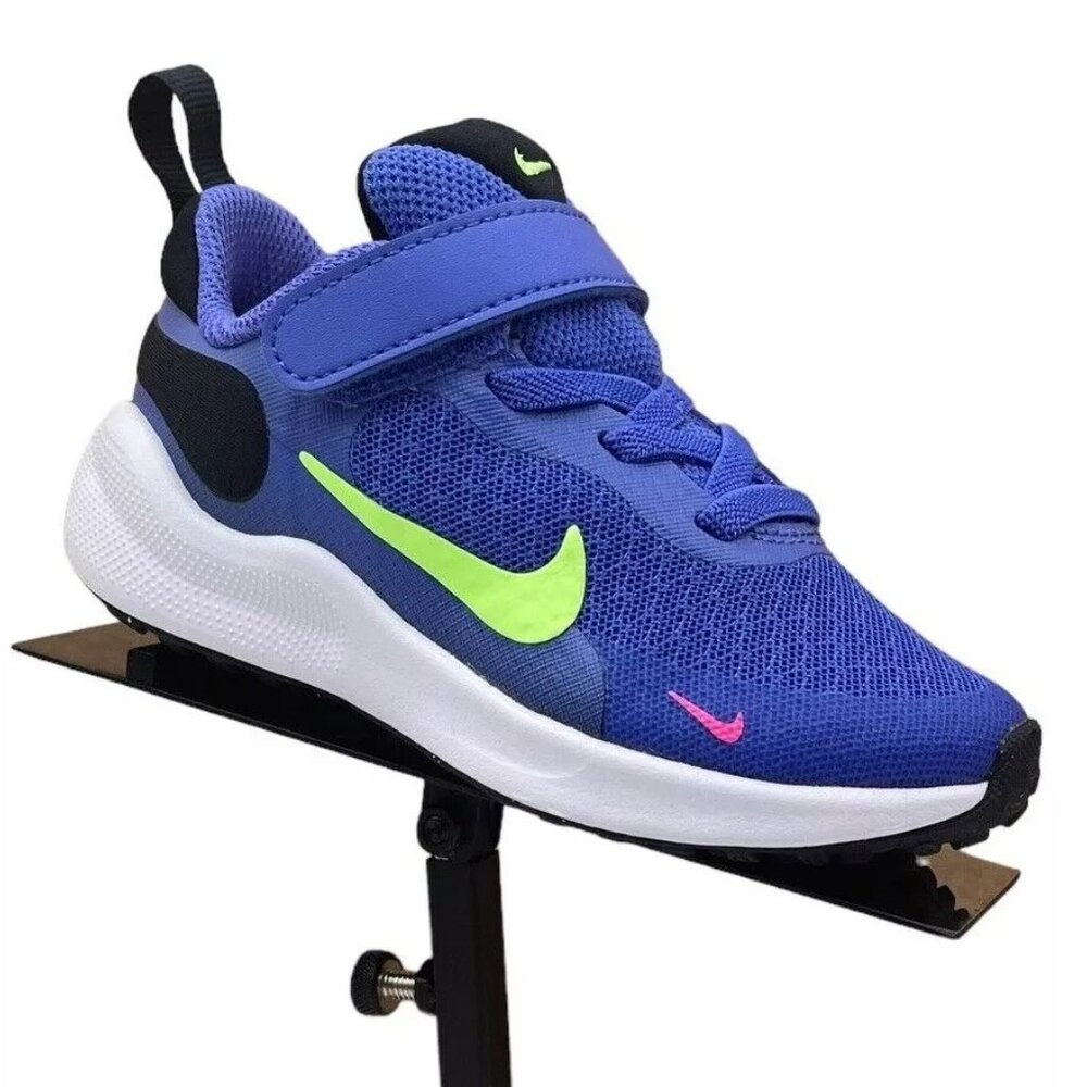 Nike Revolution (PSV) Toddler Girl's Slip-on Sneakers Size 9 Purple/Multicolor